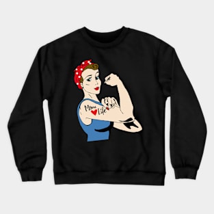 Mom life Crewneck Sweatshirt